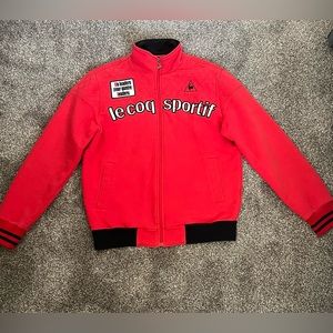 Le coq sportif red jacket , size W-M